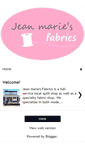 Mobile Screenshot of jeanmariesfabrics.com